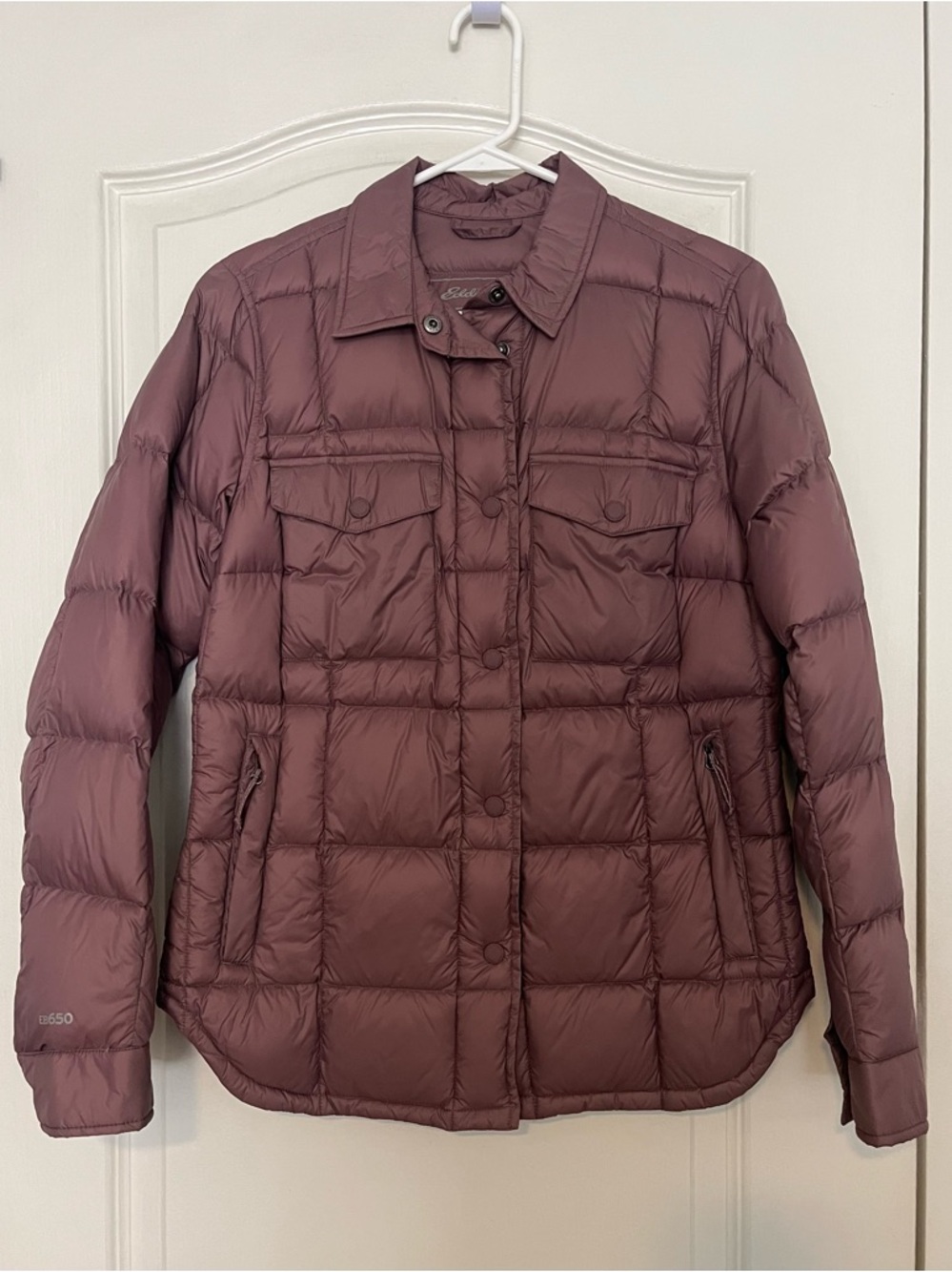 Eddie Bauer Stratuslite Down Shirt Jacket